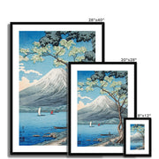 Mount Fuji from Lake Yamanaka Framed & Mounted Print