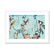 Japanese birds and flowers Framed & Mounted Print