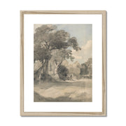 Trees in a Meadow Framed & Mounted Print