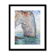 The Manneporte near Étretat Framed & Mounted Print