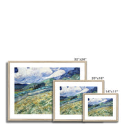 Landscape from Saint-Rémy Framed & Mounted Print
