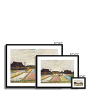Flower Beds in Holland  Framed & Mounted Print