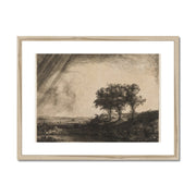 The Three Trees Framed & Mounted Print
