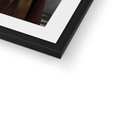 Woman Holding a Balance Framed & Mounted Print