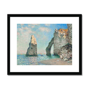 The Cliffs at Étretat Framed & Mounted Print