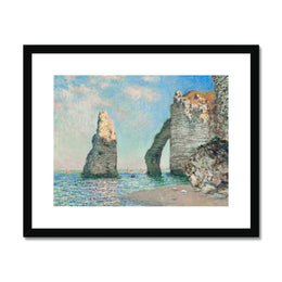 The Cliffs at Étretat Framed & Mounted Print