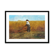 The Veteran in a New Field Framed & Mounted Print