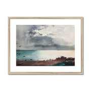 Breaking Storm, Coast of Maine Framed & Mounted Print