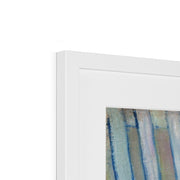 Fruit Dish on a Garden Chair Framed & Mounted Print