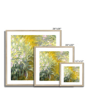 The Path through the Irises Framed & Mounted Print