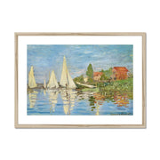 Regattas at Argenteuil Framed & Mounted Print