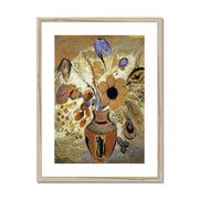Etruscan Vase with Flowers Framed & Mounted Print