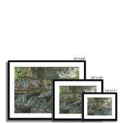 Bathers at La Grenouillère Framed & Mounted Print