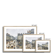 French Theater Square, Paris Framed & Mounted Print