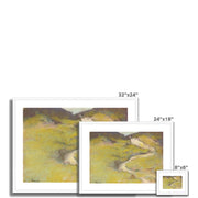 Pathway in a Field Framed & Mounted Print