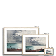 Breaking Storm, Coast of Maine Framed & Mounted Print