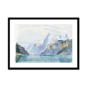 Bay of Uri, Brunnen from Switzerland Framed & Mounted Print