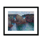 Rocks at Port-Goulphar, Belle-Île Framed & Mounted Print