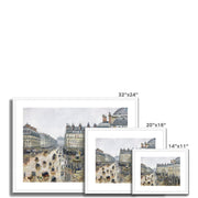 French Theater Square, Paris Framed & Mounted Print