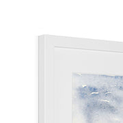 Yellow and Blue Framed & Mounted Print