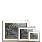 The Road from Versailles to Louveciennes Framed & Mounted Print