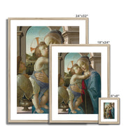 Virgin and Child with an Angel Framed & Mounted Print