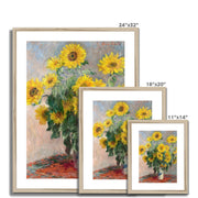 Bouquet of Sunflowers Framed & Mounted Print
