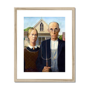 American Gothic Framed & Mounted Print