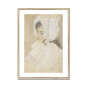 Portrait of a Child (Marie Moll) Framed & Mounted Print