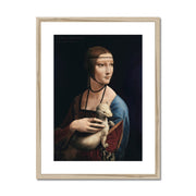 Lady with an Ermine Framed & Mounted Print