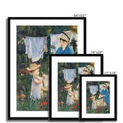 Laundry (Le Linge Framed & Mounted Print