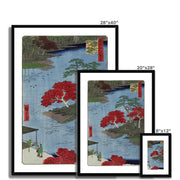 Autumn at Akiba shrine in Ukiji (1857) vintage Japanese prints Framed & Mounted Print