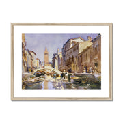 Venetian Canal Framed & Mounted Print