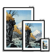 Foot of Mount Ashitaka Framed & Mounted Print