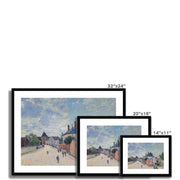 Street in Moret Framed & Mounted Print
