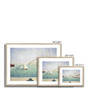 Entrance of The Port of Honfleur Framed & Mounted Print