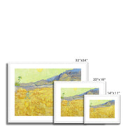 Wheatfield with a reaper Framed & Mounted Print