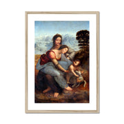 The Virgin and Child with Saint Anne Framed & Mounted Print