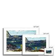 The Harbor, Monhegan Coast, Maine Framed & Mounted Print