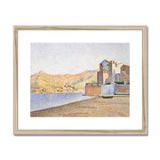 The Town Beach, Collioure, Opus 165 Framed & Mounted Print