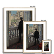 Young Man at His Window Framed & Mounted Print