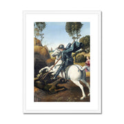 Saint George and the Dragon Framed & Mounted Print