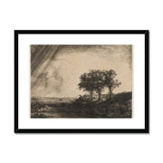 The Three Trees Framed & Mounted Print