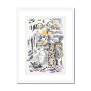 Design for Urne Buriall–Ghosts Framed & Mounted Print