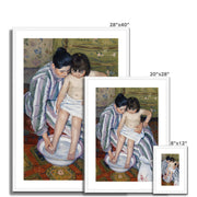 The Child’s Bath Framed & Mounted Print