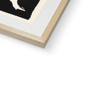 Nude Girl Lying on a Sofa Framed & Mounted Print