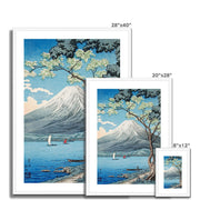 Mount Fuji from Lake Yamanaka Framed & Mounted Print