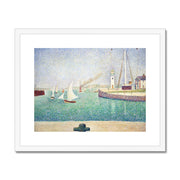 Entrance of The Port of Honfleur Framed & Mounted Print