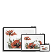 Red Poppies Framed & Mounted Print