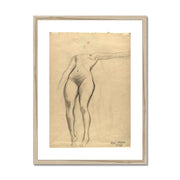 Figure Study and Detailed Studies Framed & Mounted Print
